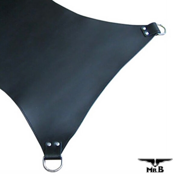 mr b leather sling detail